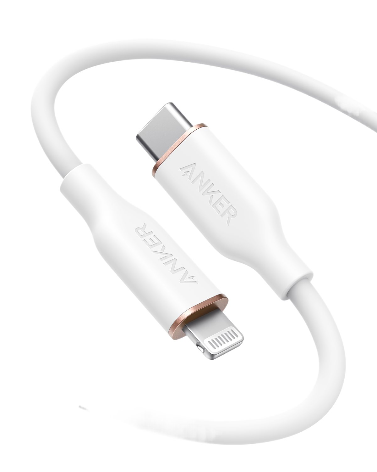 Anker <b>641</b> USB-C to Lightning Cable (Flow, 3 ft Silicone)
