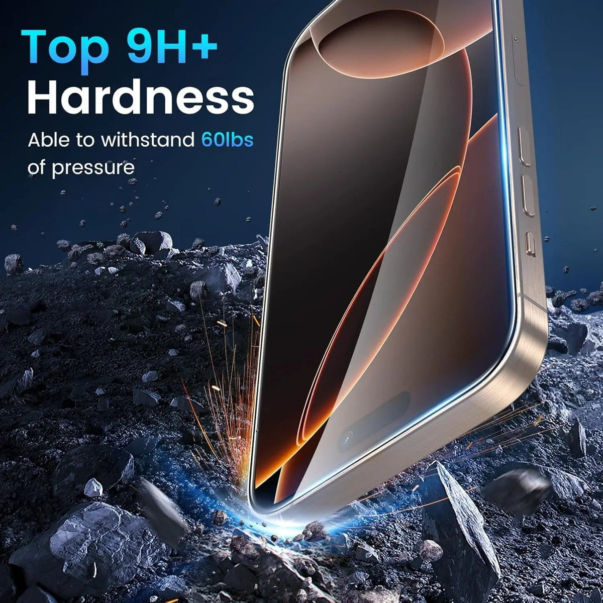 Entronix Clear Screen Protector Compatible with iPhone XS Max - 3-Piece Combo