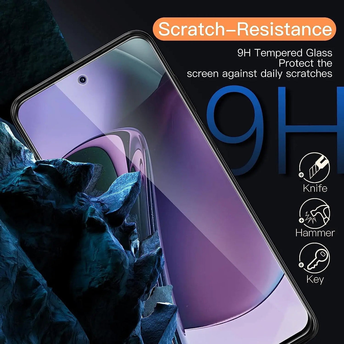 Entronix Clear Screen Protector Compatible with Moto Edge 2022 - 3-Piece Combo
