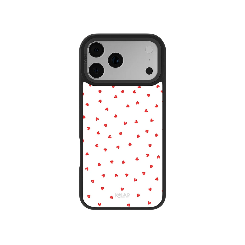Minimalist Love | Red Heart iPhone Case