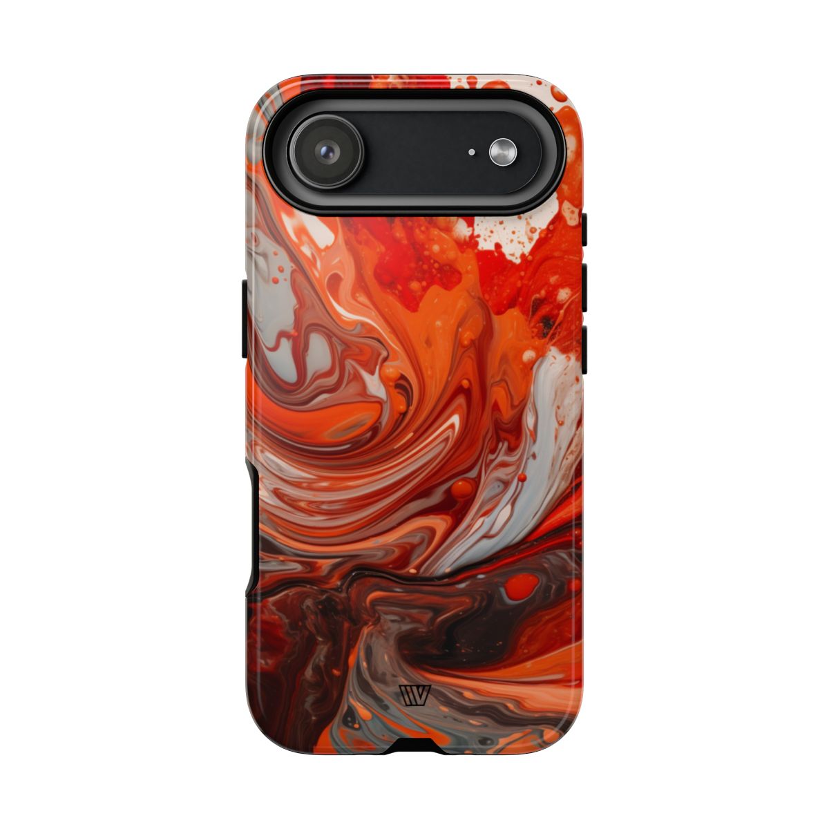 WHITE FIRE PAINT SWIRL | Tough Phone Case