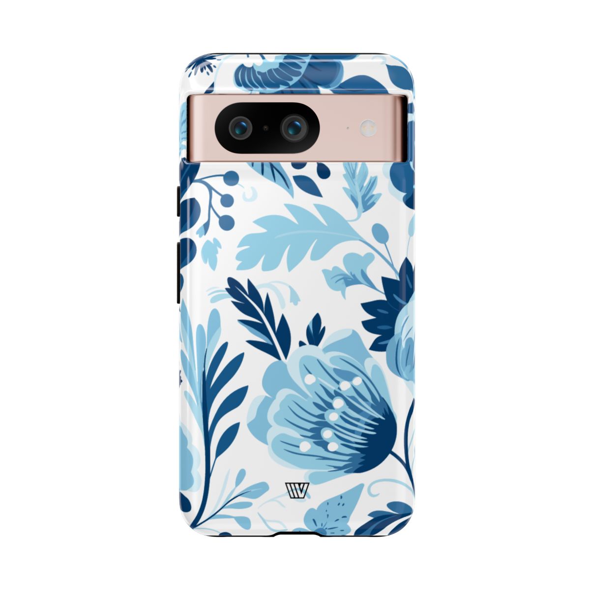 BLUE WHITE FLOWERS | Tough Phone Case
