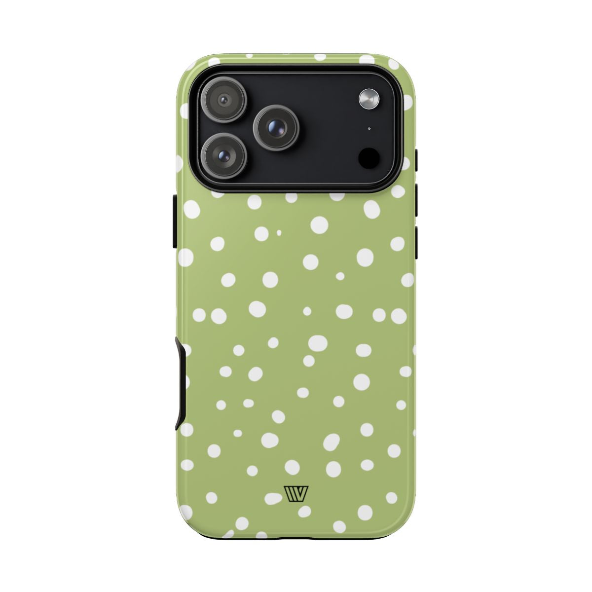 PALE OLIVE DOTS | Tough Phone Case