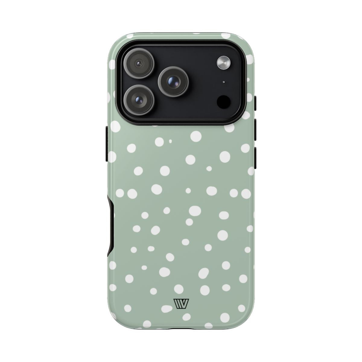 PASTEL GREEN DOTS | Tough Phone Case