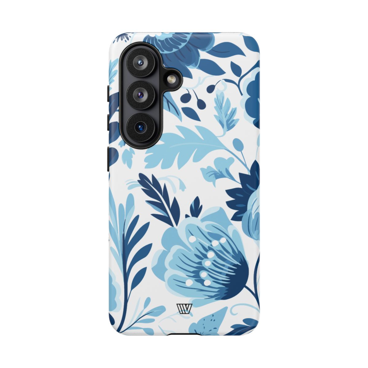 BLUE WHITE FLOWERS | Tough Phone Case