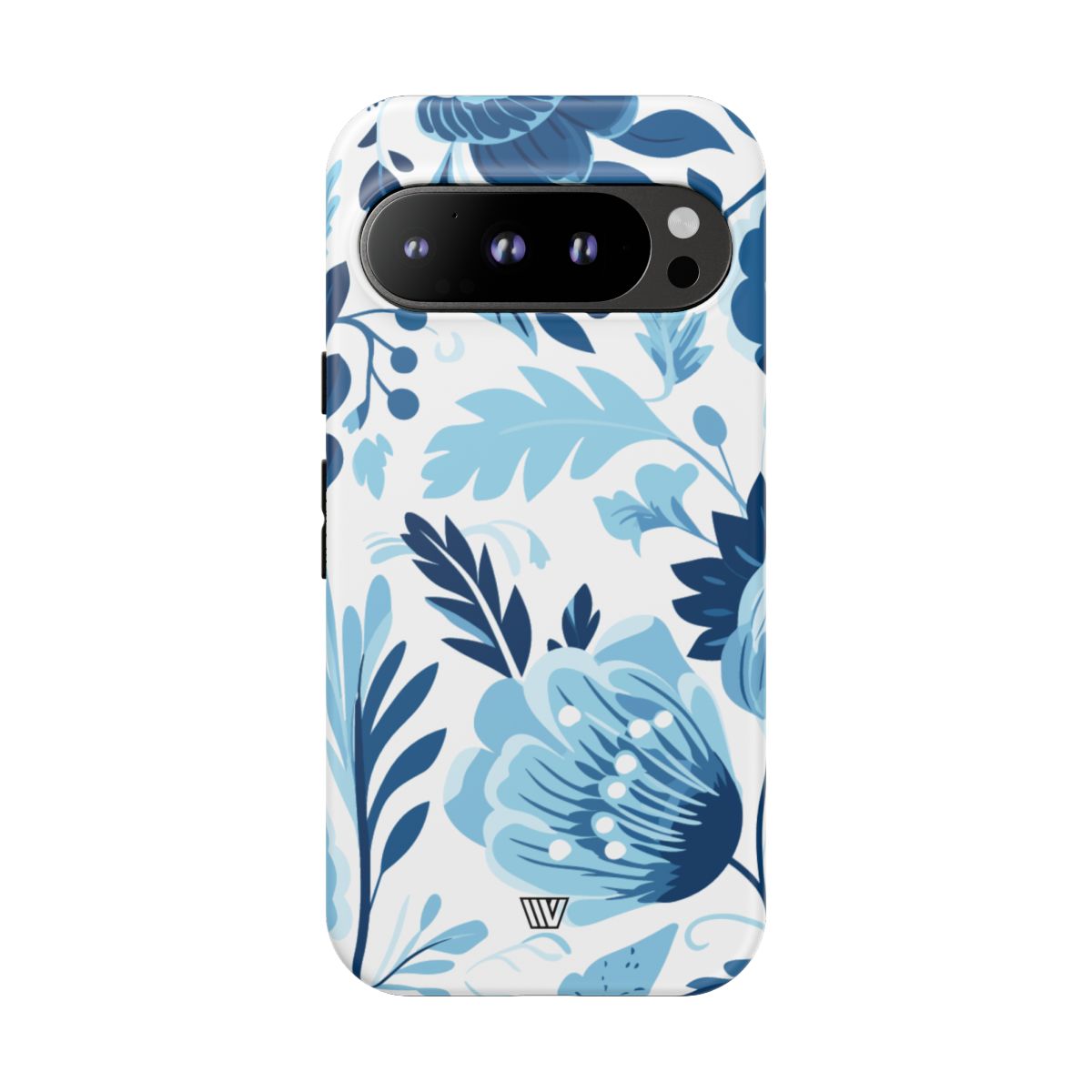 BLUE WHITE FLOWERS | Tough Phone Case