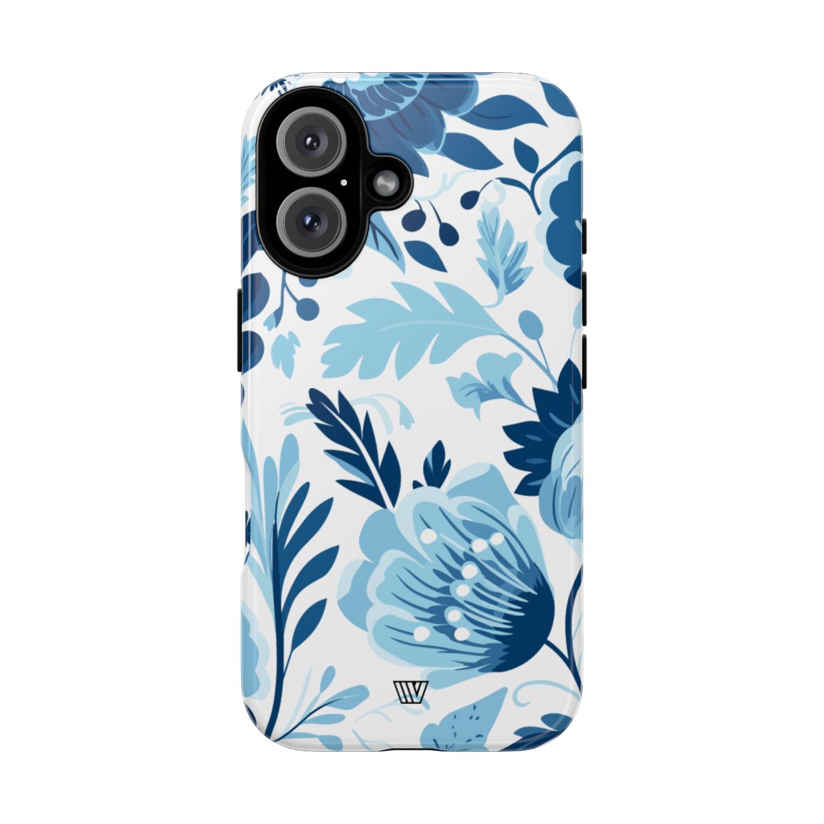 BLUE WHITE FLOWERS | Tough Phone Case