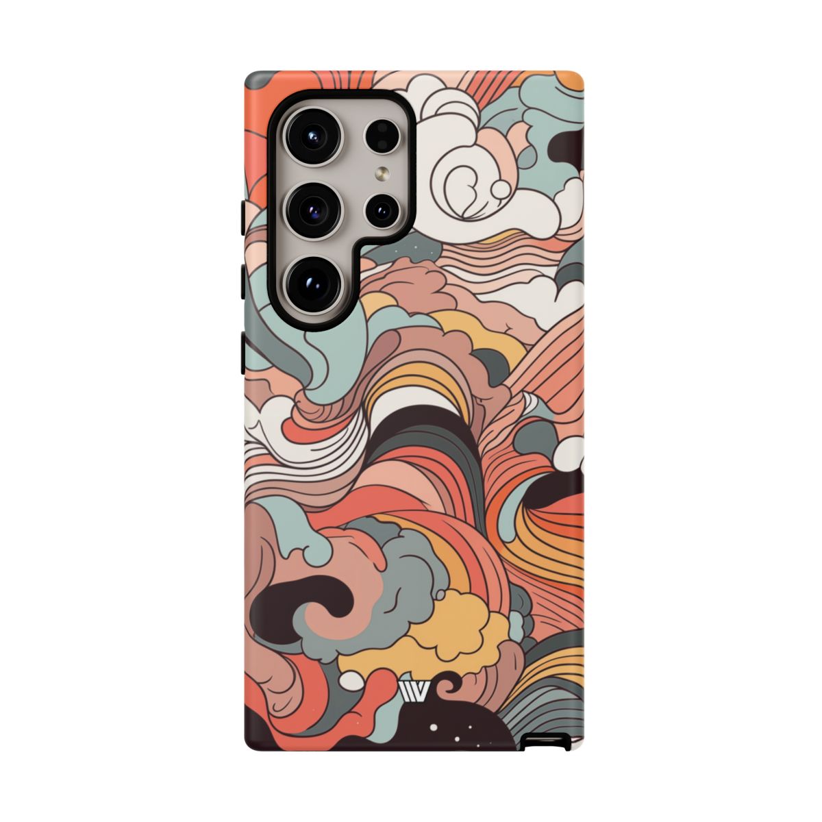 ABSTRACT DOODLE CLOUDS | Tough Phone Case