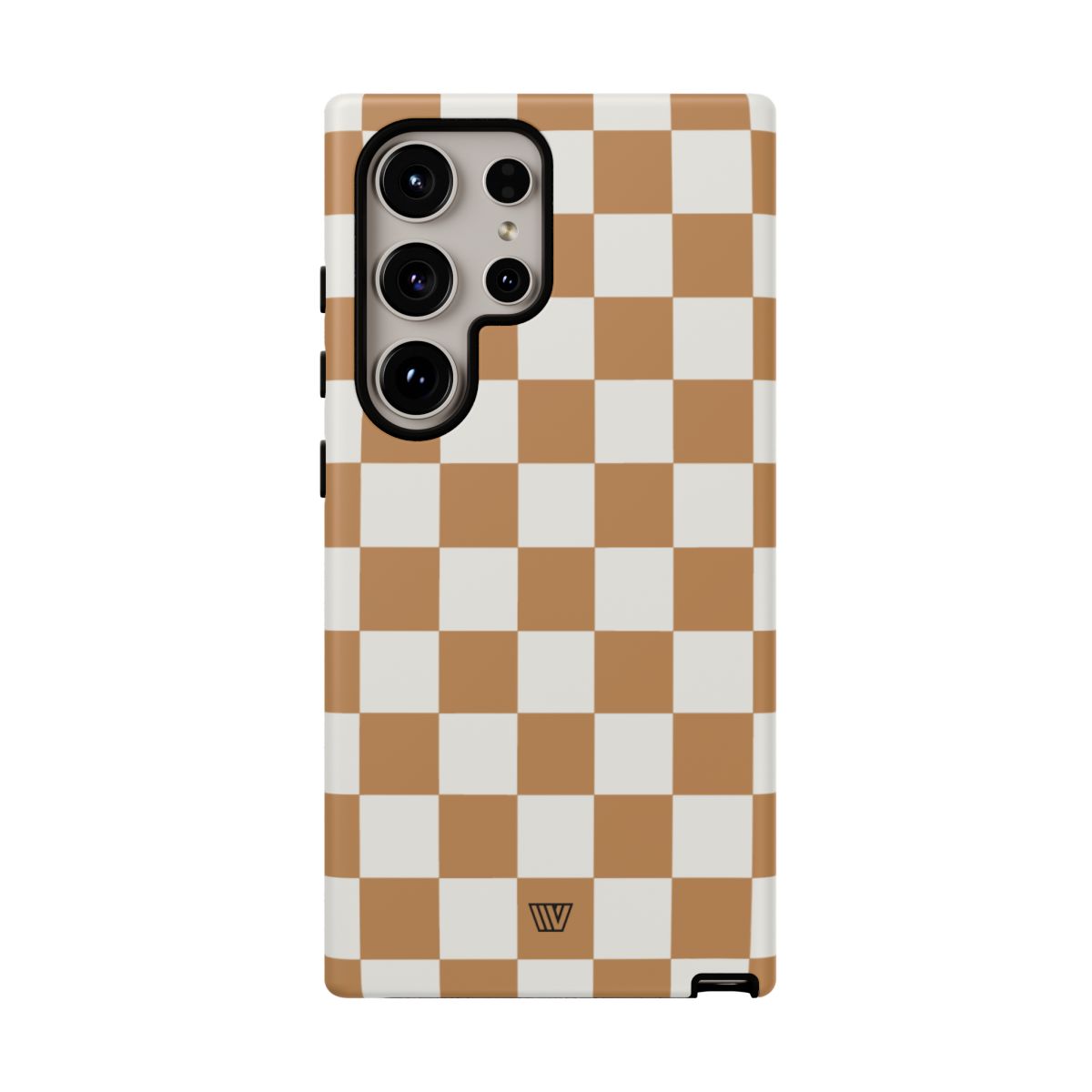 CHESTNUT CHECKERBOARD | Tough Phone Case