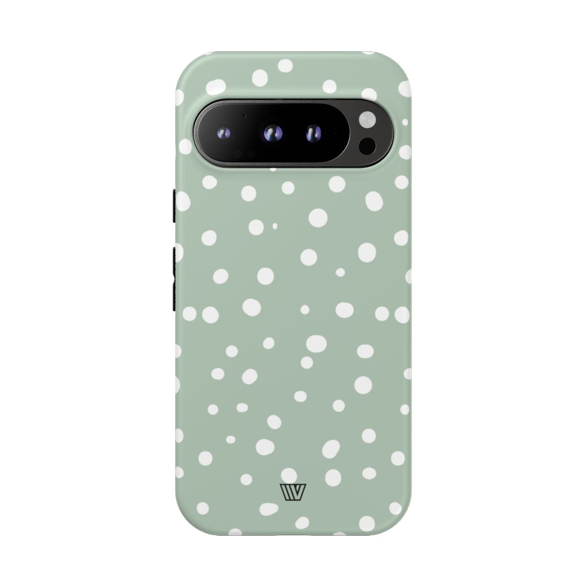 PASTEL GREEN DOTS | Tough Phone Case