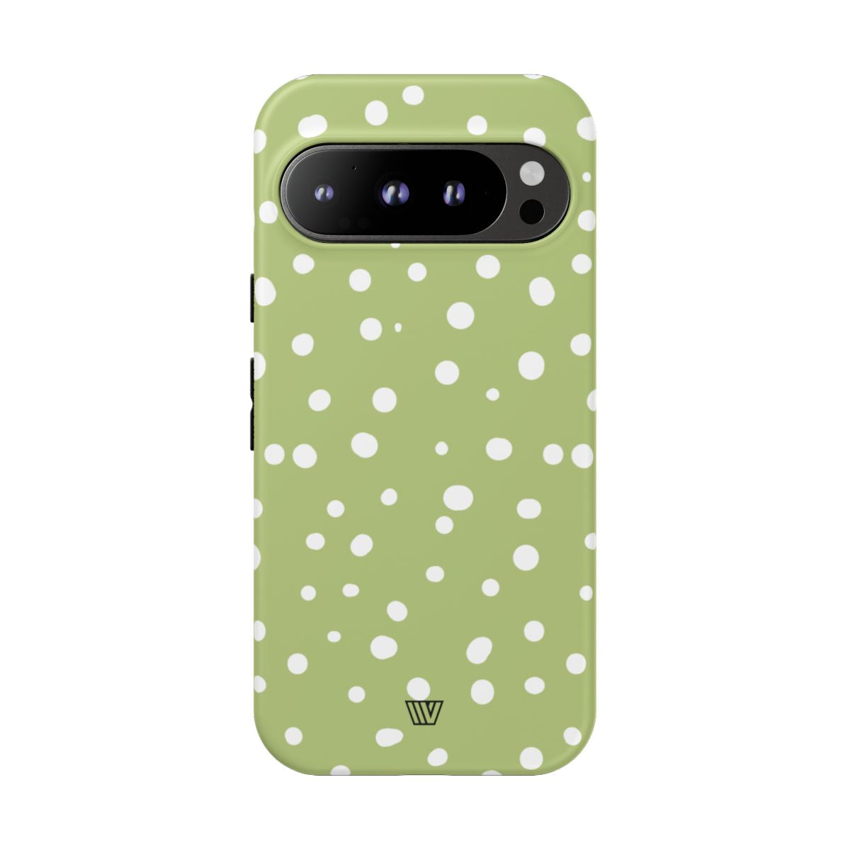 PALE OLIVE DOTS | Tough Phone Case