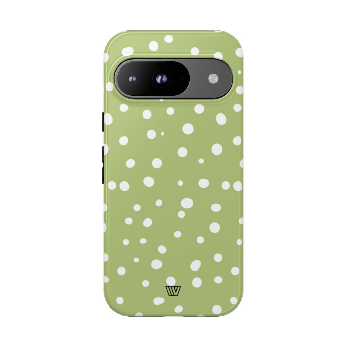 PALE OLIVE DOTS | Tough Phone Case
