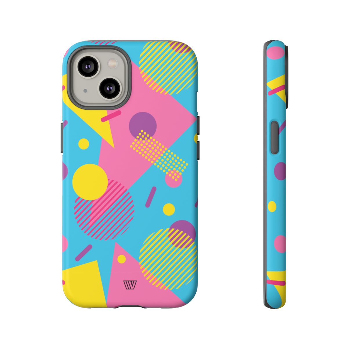 80s / 90s RETRO PATTERN LIGHT BLUE | Tough Phone Case