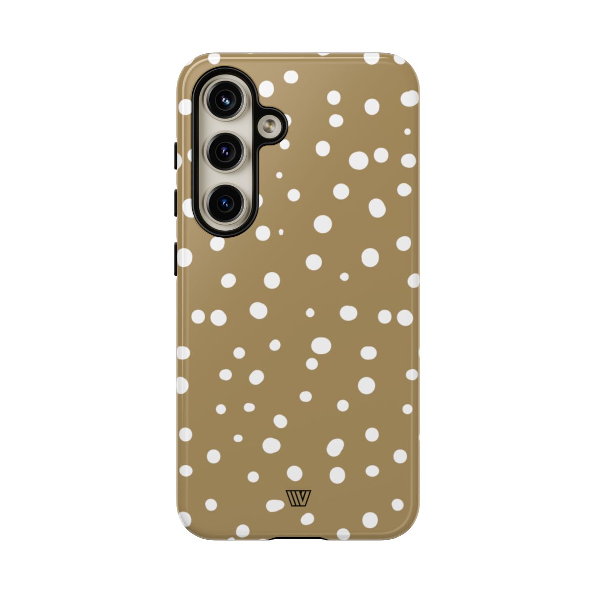 DARK BEIGE DOTS | Tough Phone Case