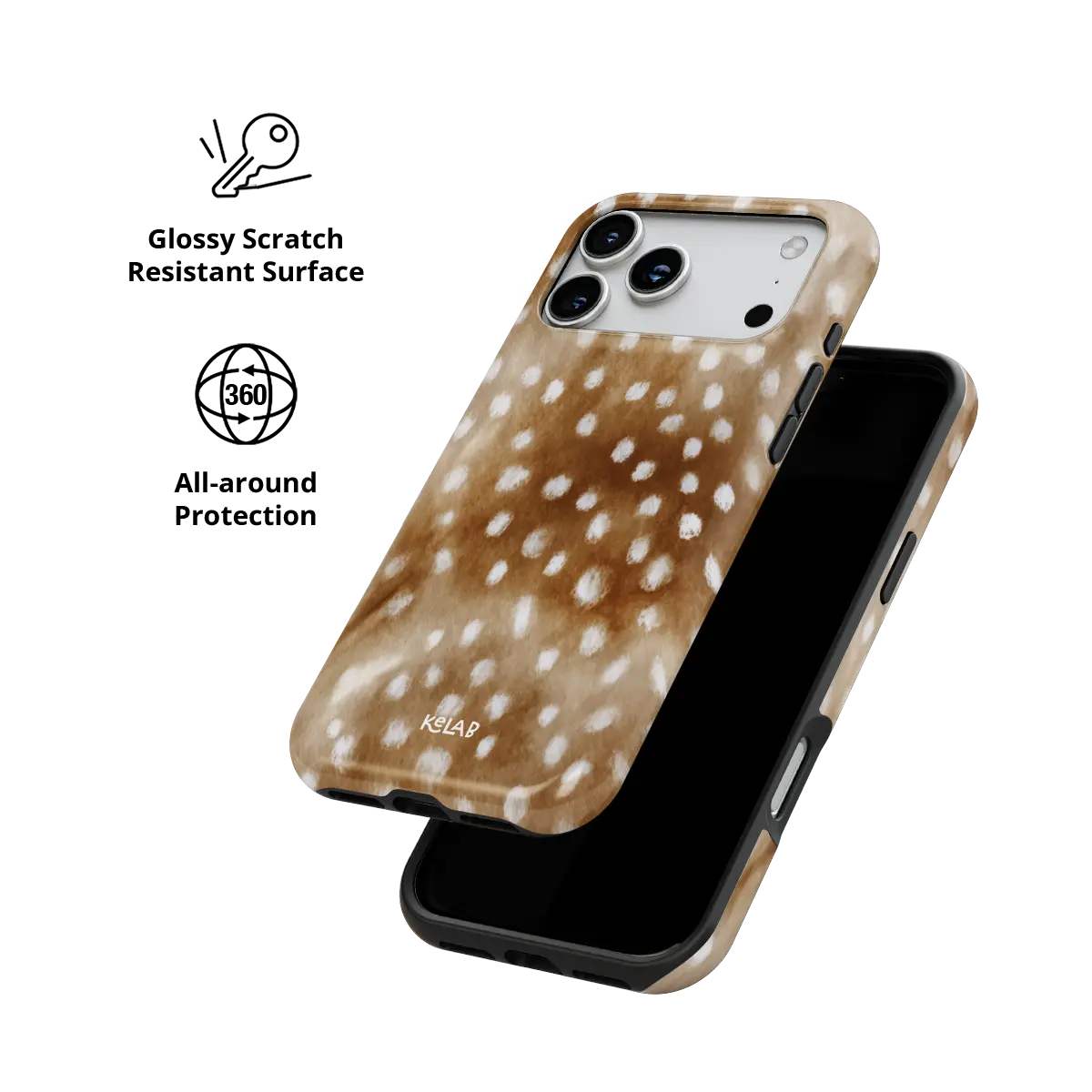 Doe Eyed Drift | Deer Print iPhone Case